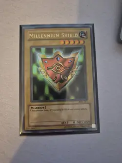 Yu-Gi-Oh Ultra Rare Millennium Shield MP1-001 McDonald's Promo Card VLP - Image 1