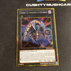 YUGIOH NUMBER 31 EMBODIMENT OF PUNISHMENT PREMIUM GOLD RARE PGLD-EN024 - Image 2