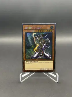Yugioh! TCG - Buster Blader - Platinum Secret Rare - RA04-EN115 - Stampede - Image 1