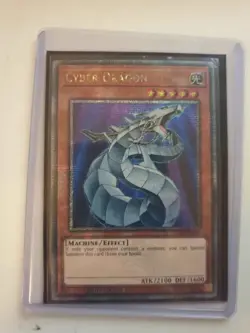 YUGIOH TN23-EN005 Cyber Dragon Quarter Century Secret Rare Card Limited Edition - Image 1