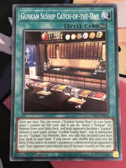 Gunkan Suship Catch-of-the-Day CYAC-EN066 Common 1st Edition NM Yugioh - Image 1