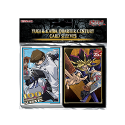 YuGiOh Yugi & Kaiba Quarter Century Card Sleeves 100-pack - Image 1