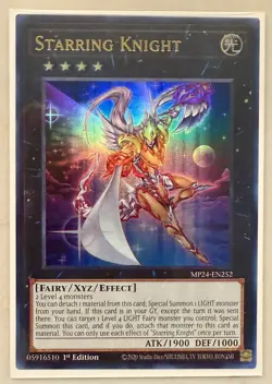 1x Starring Knight 1st Edition Ultra Rare MP24-EN252 Yu-Gi-Oh! - Image 1