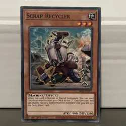 1ST EDITION SCRAP RECYCLER 2020 SR10-EN017 YUGIOH CARD (LP/MP) - Image 1