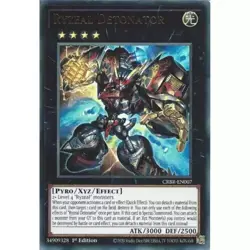 YUGIOH RYZEAL DETONATOR ULTRA RARE 1ST EDITION NEAR MINT CRBR-EN007 - Image 1
