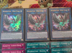 3 x DUOV-EN005 Raidraptor - Wise Strix Ultra + 15cd PHNI Raidraptor Core Yugioh - Image 2