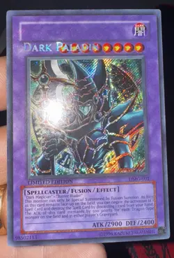Yu-Gi-Oh! Dark Paladin DMG-001 Double Error Name Shift Misprint - Image 1