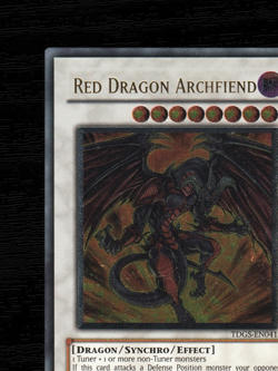 Yu-Gi-Oh Red Dragon Archfiend TDGS-EN041 Unlimited Ultimate Rare EU 2008 - Image 4