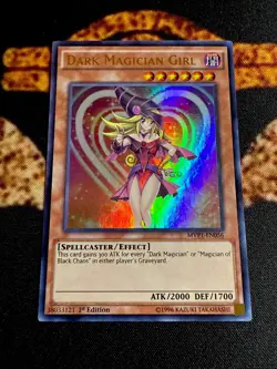 🔥 YUGIOH • DARK MAGICIAN GIRL • ULTRA RARE • MVP1-EN056 • 1st EDITION • VLP 🔥 - Image 2