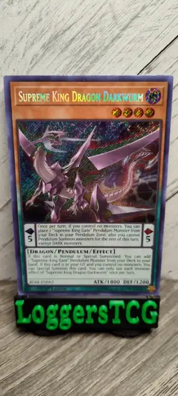 Yu-Gi-Oh! Supreme King Dragon Darkwurm / BLRR EN063 1st Edition LP - Image 1