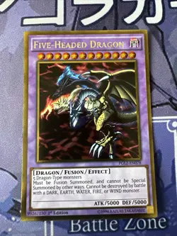 Yu-Gi-Oh! Five-Headed Dragon Gold Rare 78 Premium Gold 2 Pack Fresh - Image 1