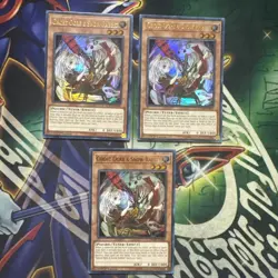 Yugioh! Ghost Ogre & Snow Rabbit DUDE-EN001 x3 Playset Ultra Rare 1st Ed VLP/NM - Image 1