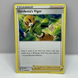 Pokemon TCG Sword & Shield: Astral Radiance Gardenia's Vigor 143/189 Pack Fresh - Image 1