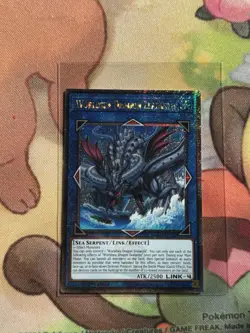 YuGiOh QCR Stampede Worldsea Dragon Zealantis RA04-EN082 Quarter Century Rare - Image 1