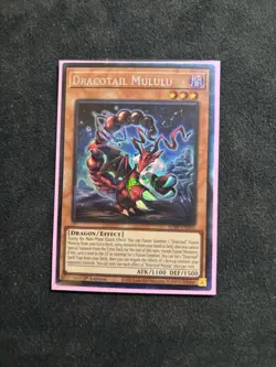 Yu-Gi-Oh! Dracotail Mululu Ultra Rare 1st Ed NM Justice Hunters JUSH-EN005 - Image 1