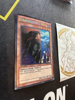 Yugioh Gravekeeper's Spy LCJW-EN255 1st Edition Secret Rare Holo 094💎NM💎 - Image 2