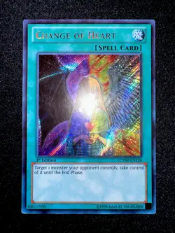 🔥 YUGIOH • CHANGE OF HEART • SECRET RARE • LCYW-EN124 • 1st EDITION • LP 🔥 - Image 4