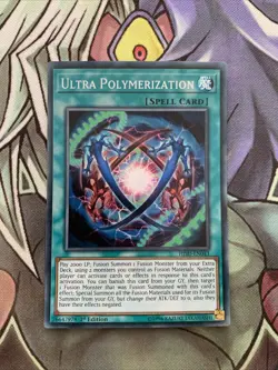 HISU-EN043 Ultra Polymerization Super Rare 1st Edition NM Yugioh Card - Image 1