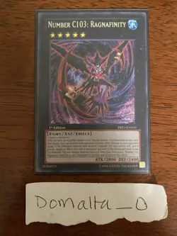 Yugioh Number C103: Ragnafinity - PRIO-EN043 - Rare - 1st Edition VLP - Image 1