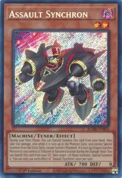 Assault Synchron - BLMR-EN003 - Secret Rare 1st Edition Near Mint Yugioh - Image 1