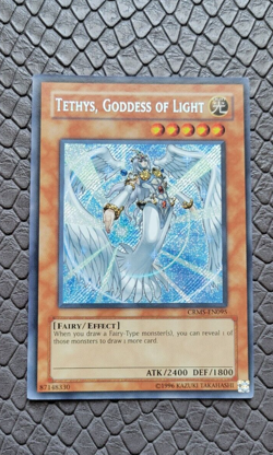 Tethys, Goddess Of Light CRMS-EN095 Secret Rare Unlimited Crimson Crisis NM - Image 1