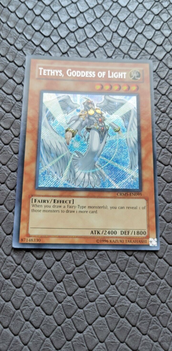 Tethys, Goddess Of Light CRMS-EN095 Secret Rare Unlimited Crimson Crisis NM - Image 2