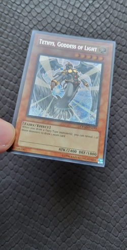 Tethys, Goddess Of Light CRMS-EN095 Secret Rare Unlimited Crimson Crisis NM - Image 5