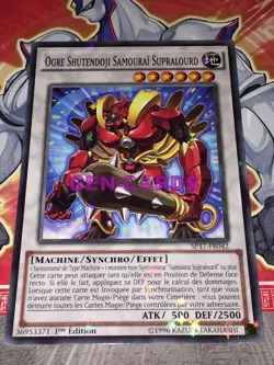 Carte YU GI OH OGRE SHUTENDOJI SAMOURAI SUPRALOURD SP17-FR042 STARFOIL - Image 1