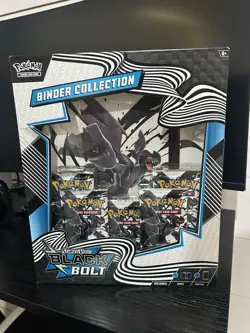 Pokemon TCG Scarlet Violet Black Bolt Binder Collection - Image 1