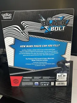 Pokemon TCG Scarlet Violet Black Bolt Binder Collection - Image 2