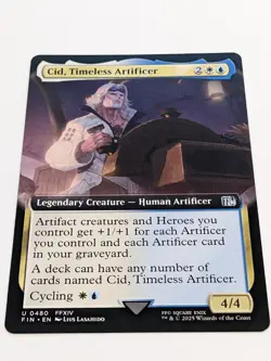 Cid, Timeless Artificer Borderless: Uncommon 0480 FFXIV: Final Fantasy MTG (NM) - Image 1