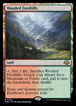 FOIL Wooded Foothills - Modern Horizons 3 (MH3) - Image 1