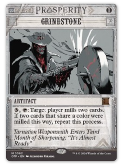 Grindstone - NM - MYTHIC RARE Artifact- Outlaws of Thunder Junction- MTG - Magic - Image 1