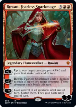 Rowan, Fearless Sparkmage - Collector Pack Exclusive Light Play, English Magic t - Image 1