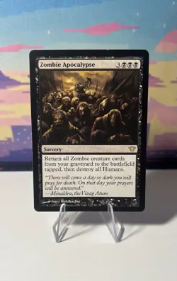 Zombie Apocalypse - Dark Ascension - Black Rare Magic The Gathering - Image 1