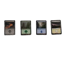 MTG 100 Basic Lands Set MAGIC THE GATHERING Lot of 20 of Each Basic Land - Image 1