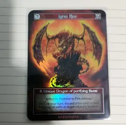 Ingis Rex Foil. Dragonlord Set. Sorcery Contested Realm - Image 2