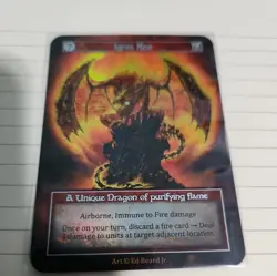 Ingis Rex Foil. Dragonlord Set. Sorcery Contested Realm - Image 3