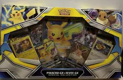 Pokemon Pikachu-GX & Eevee-GX Trading Card Game Special Collection 820650807770 - Image 1