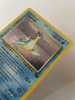 Pokemon TCG Lapras Holo Card WOTC 10/62 Fossil - Image 3
