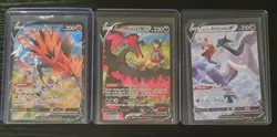 Galarian Moltres Zapdos Articuno V Trainer Gallery Set TG16 19 20 Pokemon TCG NM - Image 1