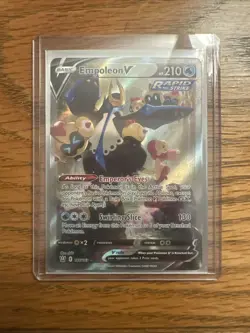Pokemon Empoleon v Alternate Art TCG Card 146/163 Sword & Shield Battle Styles - Image 1