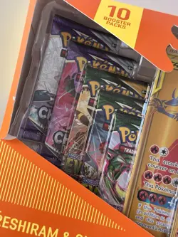 Pokemon TCG Reshiram & Charizard GX Premium Collection Box Sealed Evolving Skies - Image 3