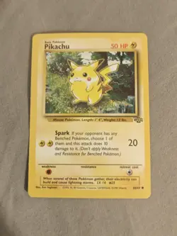 Pokemon TCG Pikachu Jungle 60/64 Regular Unlimited Common NEAR MINT NM - Image 1