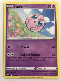 Pokemon TCG McDonald's Promos 2024 Jigglypuff 004/015 NM - Image 1