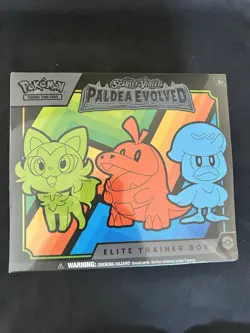 Pokemon TCG Paldea Evolved Elite Trainer Box (ETB) SV02 - Factory Sealed - Image 1