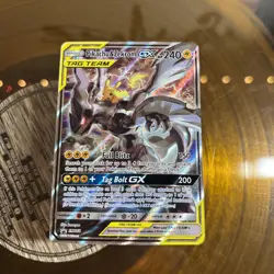 Pikachu & Zekrom GX SM168 Promo - Full Art Ultra Rare Holo Pokemon Card NM - Image 1