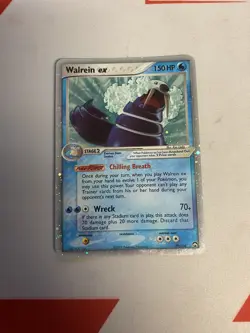 Pokemon Card - Walrein ex - EX Power Keepers 99/108 Ultra Rare Holo 2007 - Image 1