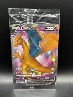 Charizard V Full Art Champions Path SWSH50 Pokemon TCG Card Sealed - Image 1