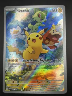 Pikachu 027 (SVP) Near Mint Holofoil Promo Rare Pokemon Card TCG - Image 1